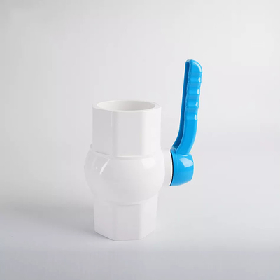 Modo americano della valvola a sfera una del compatto del PVC della valvola a sfera di norma 1 UPVC