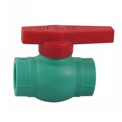 Valvola a sfera a 3 pollici di galleggiamento singolo Live Green 2 del PVC in valvola del PVC