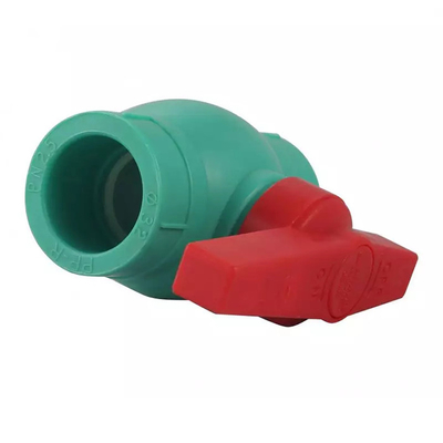 Valvola a sfera a 3 pollici di galleggiamento singolo Live Green 2 del PVC in valvola del PVC