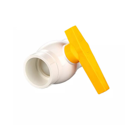 Valvola a sfera a 3/4 pollici resistente all'acido del compatto di Upvc per farmaceutico
