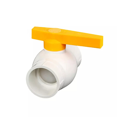 Valvola a sfera a 3/4 pollici resistente all'acido del compatto di Upvc per farmaceutico