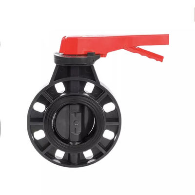 8&quot; trasmissione manuale della valvola a farfalla pp della sede valvola bidirezionale del disco