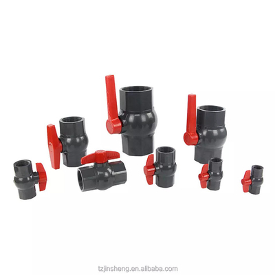 Maschio all'OEM ottagonale femminile del nero della valvola a sfera della valvola a sfera UPVC