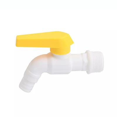 Bianco di plastica del singolo del PVC pp del rubinetto 1.2MPA di pressione rubinetto della cucina