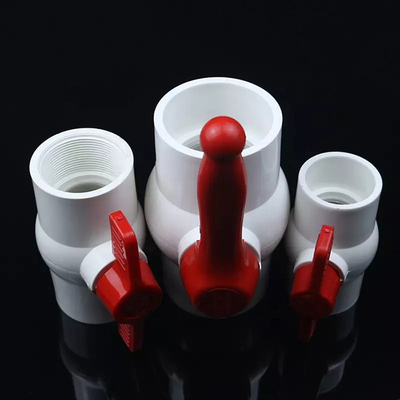 Il PVC bianco ha infilato la valvola di plastica conica del tubo del foro di passaggio 110mm