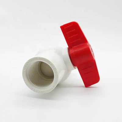 Valvole e montaggi conici del tubo del PVC della valvola dell'acqua di plastica per il prodotto chimico