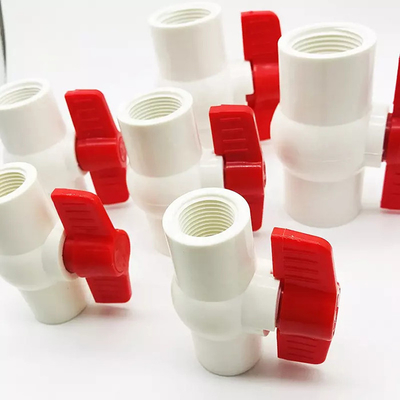 Valvole e montaggi conici del tubo del PVC della valvola dell'acqua di plastica per il prodotto chimico