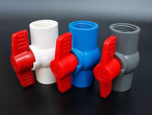 Anti filo interno dell'incavo DN15-DN100 della valvola a sfera del PVC di corrosione