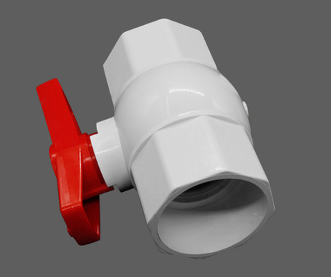 Norma nazionale della valvola a sfera della tubatura dell'acqua del PVC della valvola a sfera di DN15-DN100 1 UPVC