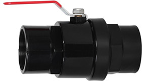 Pezzo 1/2 della valvola a sfera 2 del PVC di irrigazione 40mm» a 4&quot; dimensione su misura