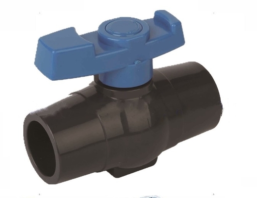Valvola a sfera blu del compatto del PVC della valvola conica del PVC di prevenzione di contaminazione