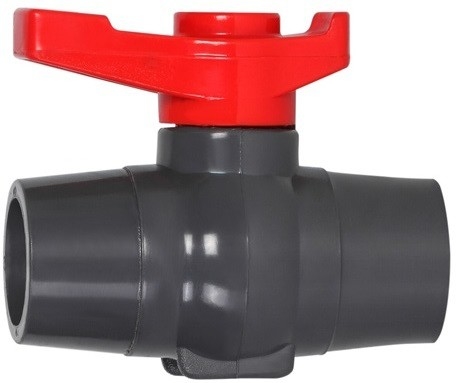 Valvola a sfera blu del compatto del PVC della valvola conica del PVC di prevenzione di contaminazione