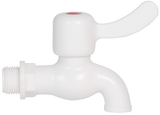 Rubinetti di plastica del PVC del singolo rubinetto del foro pp per i contenitori dell'acqua