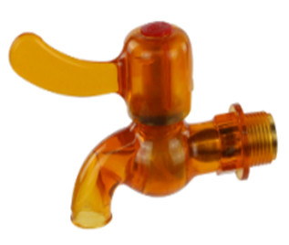 Rubinetti di plastica del PVC del singolo rubinetto del foro pp per i contenitori dell'acqua