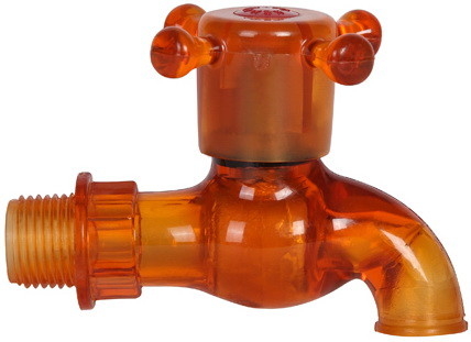 Rubinetti di plastica del PVC del singolo rubinetto del foro pp per i contenitori dell'acqua