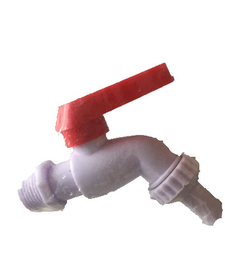 Rubinetti di plastica del PVC del singolo rubinetto del foro pp per i contenitori dell'acqua