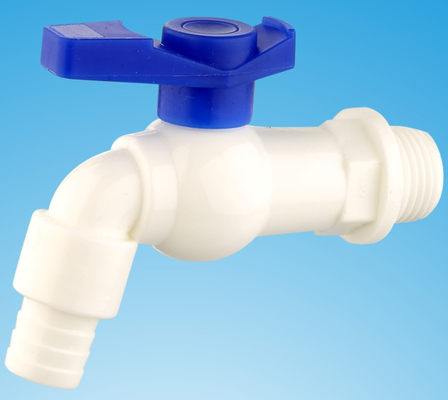 Rubinetti di plastica del PVC del singolo rubinetto del foro pp per i contenitori dell'acqua