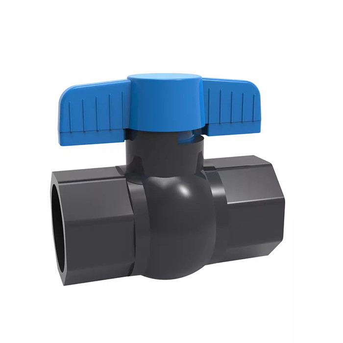 Valvola a sfera a 4 pollici di plastica del PVC della valvola di regolazione di scorrimento dell'acqua di UPVC