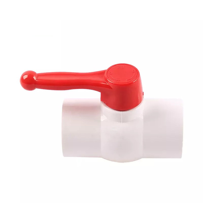 Valvola a sfera di plastica del giunto di tubo della valvola a sfera della tubatura dell'acqua del PVC di COC