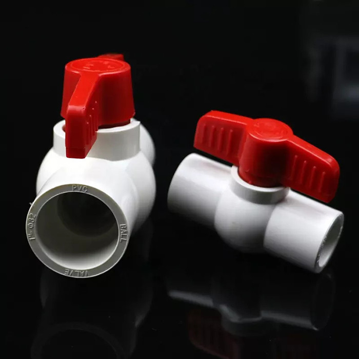 pressione di esercizio delle valvole a sfera 2.5MPa del PVC della valvola degli accessori per tubi di 20mm-63mm
