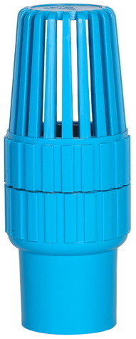 Resistenza della corrosione a 4 pollici inferiore blu di prezzi della valvola d'aspirazione del PVC 50mm