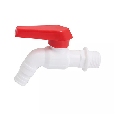 Bianco di plastica del singolo del PVC pp del rubinetto 1.2MPA di pressione rubinetto della cucina