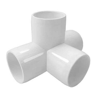 accoppiamento a tre corsie 50mm del tubo del connettore UPVC del PVC di 40mm