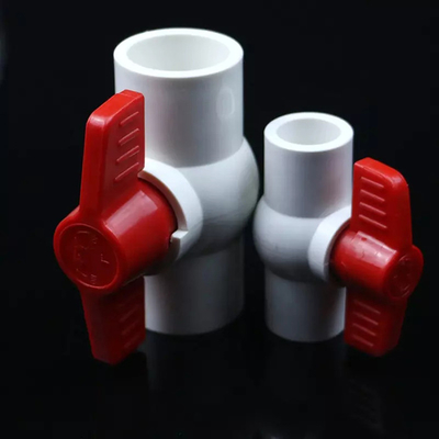 Il PVC bianco ha infilato la valvola di plastica conica del tubo del foro di passaggio 110mm